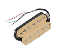 Yellow Electric Guitar Humbucker Neck Pickup White Copper Base Guitar Replacement Parts Professional Pickup