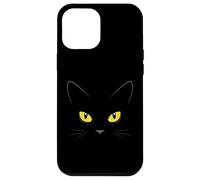 Yellow Eyes Witchy Black Cat Case for iPhone 12 Pro Max