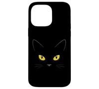 Yellow Eyes Witchy Black Cat Case for iPhone 14 Pro Max