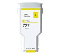 Yellow F9J78A 727 Ink Cartridges High Yield Replacement for HP DesignJet F9J78A Ink Cartridges Compatible for HP DesignJet T920 T930 T1500 T1530 T2500 T2530 Printer,300ml