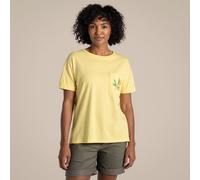 Yellow female 8 Craghoppers Women's Maya Short Sleeved T-Shirt Yellow, Size: 8