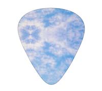 Yellow Flower Under The Sun Printed Guitar Picks 12 Pack Picks Sampler With Storage Box For Guitar Bass Ukulele 0.46mm