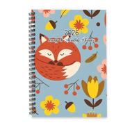 Yellow Flowers 2026 Journal A5 To Do List Notebook Planners 2026 Diary Mens Notebook Diary for Housework Week To View Monthly Year Planner with Dotted Line Note Page Slim