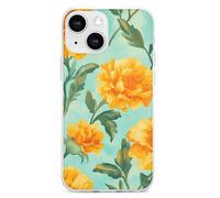 Yellow Flowers Marigolds Cell Phone Basic Cases TPU Soft Cover Shockproof Slim Phone Case Compatible with iPhone 13 Mini/13/13 Pro/13 Pro Max