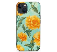 Yellow Flowers Marigolds Cell Phone Basic Cases TPU Soft Cover Shockproof Slim Phone Case Compatible with iPhone 13 Mini/13/13 Pro/13 Pro Max
