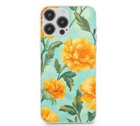 Yellow Flowers Marigolds Cell Phone Basic Cases TPU Soft Cover Shockproof Slim Phone Case Compatible with iPhone 13 Mini/13/13 Pro/13 Pro Max