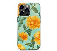 Yellow Flowers Marigolds Cell Phone Basic Cases TPU Soft Cover Shockproof Slim Phone Case Compatible with iPhone 13 Mini/13/13 Pro/13 Pro Max