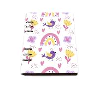 Yellow Flowers Notebook A5, Pu Leather A5 Notebooks, Lined Paper Notebook for University 180Pages/90Sheets, Homework Book for Office, Exercise Books Men, Study Essentials Journal Diary