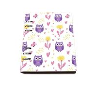 Yellow Flowers Notebook, Pu Leather A5 Notebooks, Lined Paper Notebook Spiral 180Pages/90Sheets, Writing Book for Study, Workbook for Note Taking, Study Essentials Journal Diary