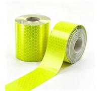 Yellow Fluorescent Reflective Tape High Visibility Warning Hazard Tape