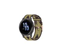 (Yellow) For Garmin Venu 2s 18mm Nylon Woven Watch Band