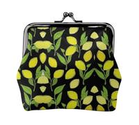 Yellow Fresh Lemons Printing Minimalist Lightweight Wallet for School and Work Commutes,Concerts Travel Kit Wallet