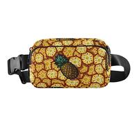 Yellow Fresh Pineapple Fanny Packs Women Hip Pack Belt Pouch Waterproof Personal Cross Body Waist Purse, Yellow Fresh Pineapple, 8 x 5.3 x 2.3 inch, Funny Cute, Yellow Fresh Pineapple, 8 x 5.3 x 2.3