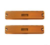 Yellow Front Fender Marker Housing for Jeep for wrangler for yj 87-95 | Fits for jeep for wrangler for yj 1987-1995, yellow ABS housing, direct bolt-on replacement, restores safety compliance