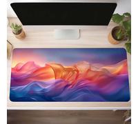 Yellow Gaming Mouse Mat Abstract Large Mouse Pad 1000x500x3mm XXL Mousepad Desk Mat Improved Precision and Speed Rubber Base for Stable Grip on Smooth Surfaces Table Pad PjY8593 3-Q