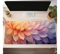 Yellow Gaming Mouse Mat Flower Large Mouse Pad 70 x 30cm XXL Mousepad Desk Mat Improved Precision and Speed Rubber Base for Stable Grip on Smooth Surfaces Table Pad PjY7931 2-2