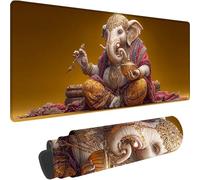 Yellow Gaming Mouse Pad Animal Large Mouse Mat 800x300x3 mm with Stitched Edges, Extended XXL Gaming Mousepad Waterproof Soft Cloth, Desk Mat with Anti Slip Base for Desk Keyboard Decor Gifts w-6913