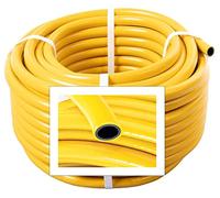 Yellow Garden Hose Pipe - 15 Metre Reinforced Anti-Kink Water Hosepipe Watering
