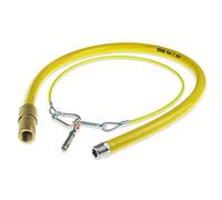 YELLOW GAS HOSE FOR COMMERCIAL CATERING 3/4" BSP 1500mm 1.5M LONG CATER HOSE