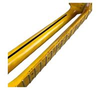 Yellow Glossy Guitar Neck With 22 Frets Musical Instrument Part