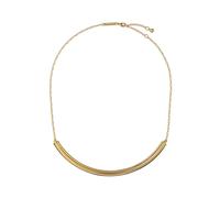 Yellow Gold Coloured Hidie Hidden Heart Bar Necklace