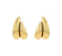 Yellow Gold Coloured Hoop Earrings