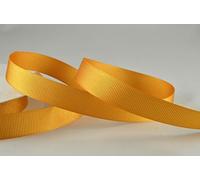 Yellow Gold Grosgrain ribbon 22mm x 1 Metre cut from roll