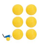 Yellow Golf Ball, 4cm PU Foam Small Golf Practice Balls, Bright PU Balls Multifunctional High Bounce Ball Soft for Men Women Practicing, Birthday