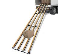 Yellow Gravity Conveyor Roller 30cm x 250cm for Light Duty Trucks & Trailers - Industrial Warehouse Unloading Pulley System Unpowered Splicing Solution