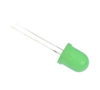 Yellow Green 10mm Diffused LED 45mcd 60° 25mA 2V Light Lamp Bulb Electronics Bright Pack of 10