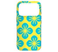 Yellow Green Floral Flower Middle East Groovy Retro Pattern Case for iPhone 17 Pro