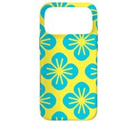 Yellow Green Floral Flower Middle East Groovy Retro Pattern Case for iPhone 17 Pro Max