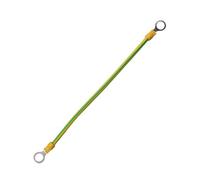 Yellow Green Grounding Wire With O-Rings Terminals Solar Photovoltaic Panel Ground Wiring Connection Hole Size 9mm Ground Wire Connector
