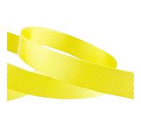 Yellow Grosgrain Ribbon - 10 Metre Roll, 10mm Wide - Durable Ribbed Fabric Ribbon for Crafts, Gift Wrapping, Sewing, Hair Bows, Decorations & DIY Projects