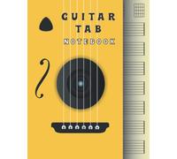 Yellow guitar tab book Guitar for beginners guitar scales book or guitar chords book for guitar music book guitar sheet music for music ... your musical journey with a song journal!