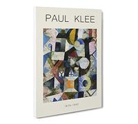 Yellow Half Moon By Paul Klee Canvas Print | Gallery Wrapped 30mm Frame Wall Art | 24x16 inches | Ready to Hang | Classic Space Picture | Living Room Bedroom Lounge Office