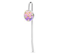 Yellow Happy Face Bookmark Metal Book Marks for Reading with Round Hanging Charm Reading Bookmarks Gifts Pretty and Increase Reading Interest for Women Men