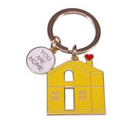 Yellow Harry's Metal Enamel House Home Harry One 1D Direction Styles Acrylic Plastic Metal Enamel Decorative Keyring Bag Charm Key Ring Chain Keychain Personalised Clip Name Clasp Custom Design