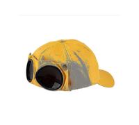(Yellow) Hat Summer Glasses Baseball Cap Female Unisex Sunglasses Cap