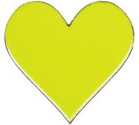 Yellow Heart - 1" Enamel Pin