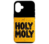 Yellow Holy Moly Statement Costume Case for iPhone 16