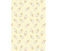 Yellow Ice Cream Notebook