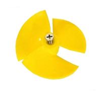 Yellow Impeller 9995269-R1 fit for Dolphin Pool Cleaner Models 2x2, for DX3, for DX4, DX5, C5 (With screws)