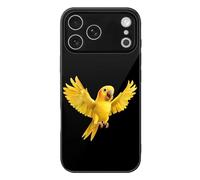 Yellow Indian Ringneck Parrot Bird Compatible with iPhone 17 Pro Max Case Slim Phone Cases Phone Cover Protective Cute Design