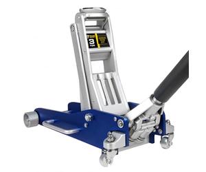 YELLOW JACKET 3 Ton Floor Jack Full Aluminum Ultra Lightweight Quick Rise Racing Floor Car Jack with Dual Pump Fast Lifting Low Profile Jack for Vehicle,6600 lbs Capacity