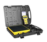 YELLOW JACKET Refrigerant Scale 110 LBS HVAC Freon Scale High Precision Electronic Refrigerant Charging Weight Scale with Portable Case for All Refrigerant Recovery Tanks