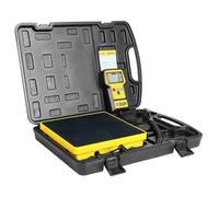 YELLOW JACKET Refrigerant Scale 220 LBS HVAC Freon Scale Ultra-large LCD Screen High Precision Electronic Refrigerant Charging Weight Scale with Portable Case for All Refrigerant Recovery Tanks