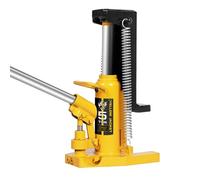 YELLOW JACKET Toe/Top Hydraulic Jack, 2.5 Ton Toe/5 Ton Top Capacity, Car Repair & Machinery, Steel, Yellow