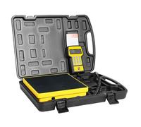 YELLOW JACKET Upgraded Refrigerant Scale 220 LBS High Precision Programmable HVAC Electronic Refrigerant Charging Weight Scale Freon Scale with Portable Case for All Refrigerant Recovery Tanks