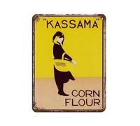 Yellow Kitchen Poster Tin Sign Vintage Metal Pub Club Cafe Bar Home Wall Art Decoration Poster Retro 12x16inch(30x40cm)